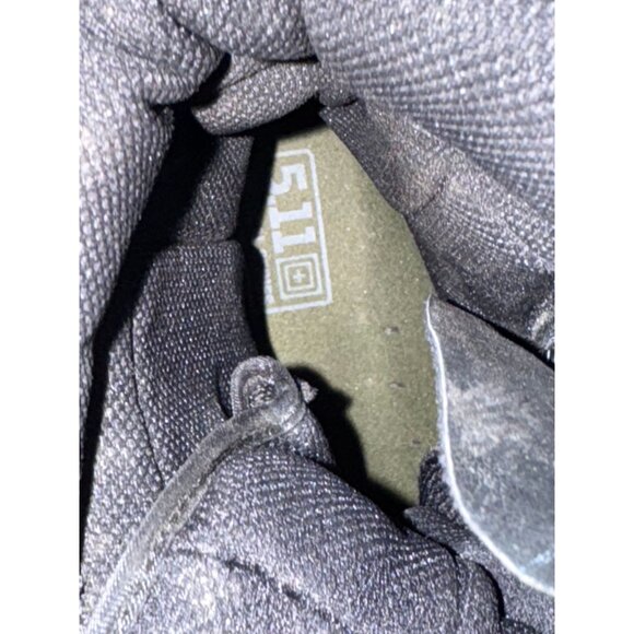 5.11 Tactical Series womens 9" ATAC Side Zip Combat Boots Black Leather & Nylon - Picture 3 of 10